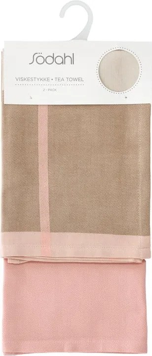 Set di strofinacci in cotone 2 pz 50x70 cm Blocks – Södahl