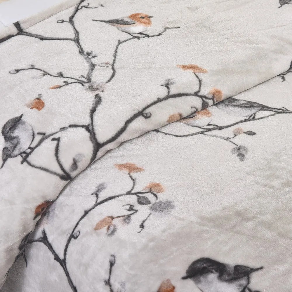 Set copripiumino e federa grigio in micropile per letto singolo 140x200 cm Ronja – My House