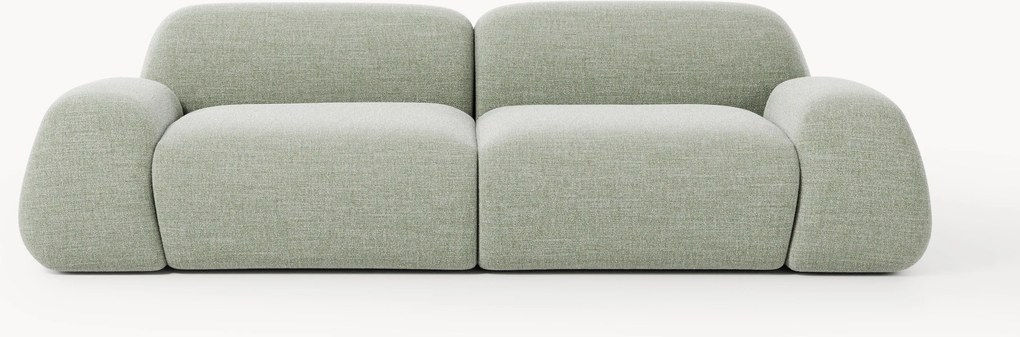 Divano componibile 3 posti in bouclé Wolke