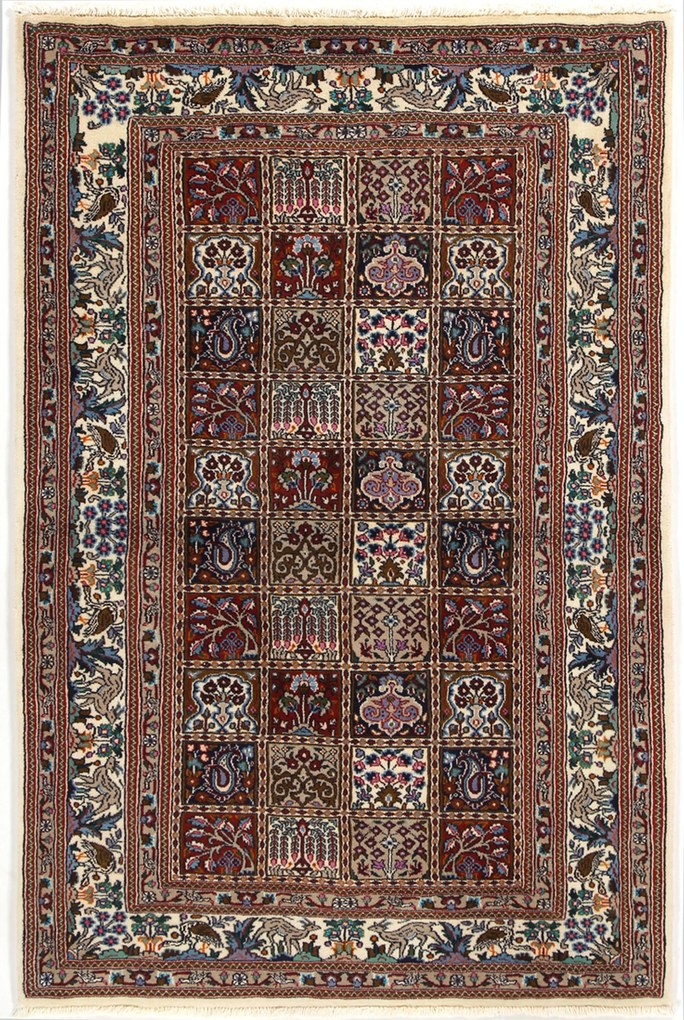 Moud Tappeto 150x100 (Iran) Annodato A Mano