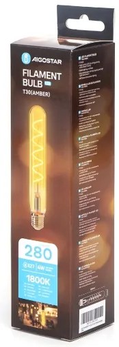 Lampadina LED FILAMENT T30 E27/4W/230V 1800K - Aigostar