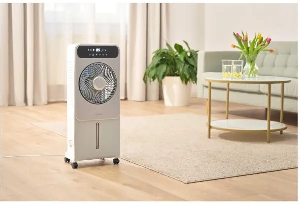 Sencor - Raffrescatore d'aria mobile 28W/230V grigio con telecomando