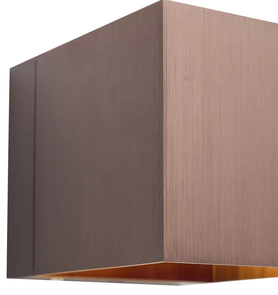 Lampada da parete moderna bronzo scuro con LED e dimmer touch ricaricabile - Joris