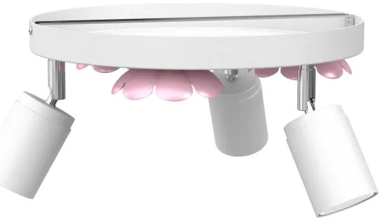 Faretto FLOWER 3xGU10/8W/230V bianco