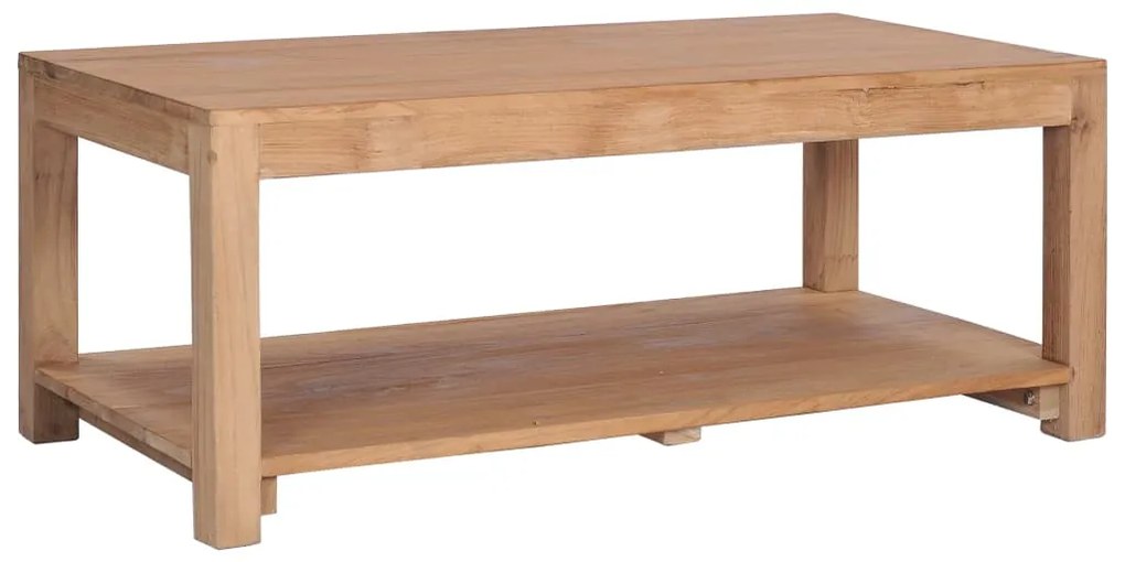 Tavolino da salotto 100x50x40 cm in legno massello di teak