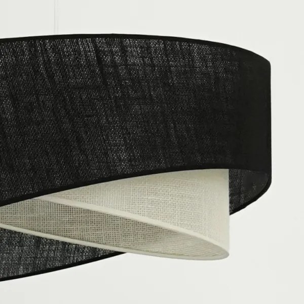 Brilagi - Lampadario LED a sospensione con filo LYRA 1xE27/15W/230V nero/color crema