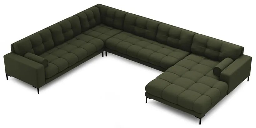 Divano angolare verde (angolo sinistro) Bali - Cosmopolitan Design