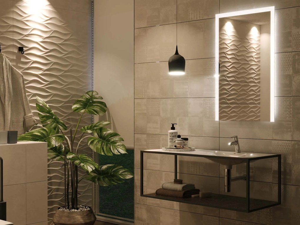 Specchio con illuminazione LED  M2