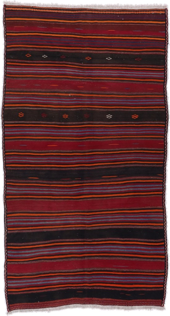 Kilim Tappeto 320x170 (Iran) Tessuto A Mano