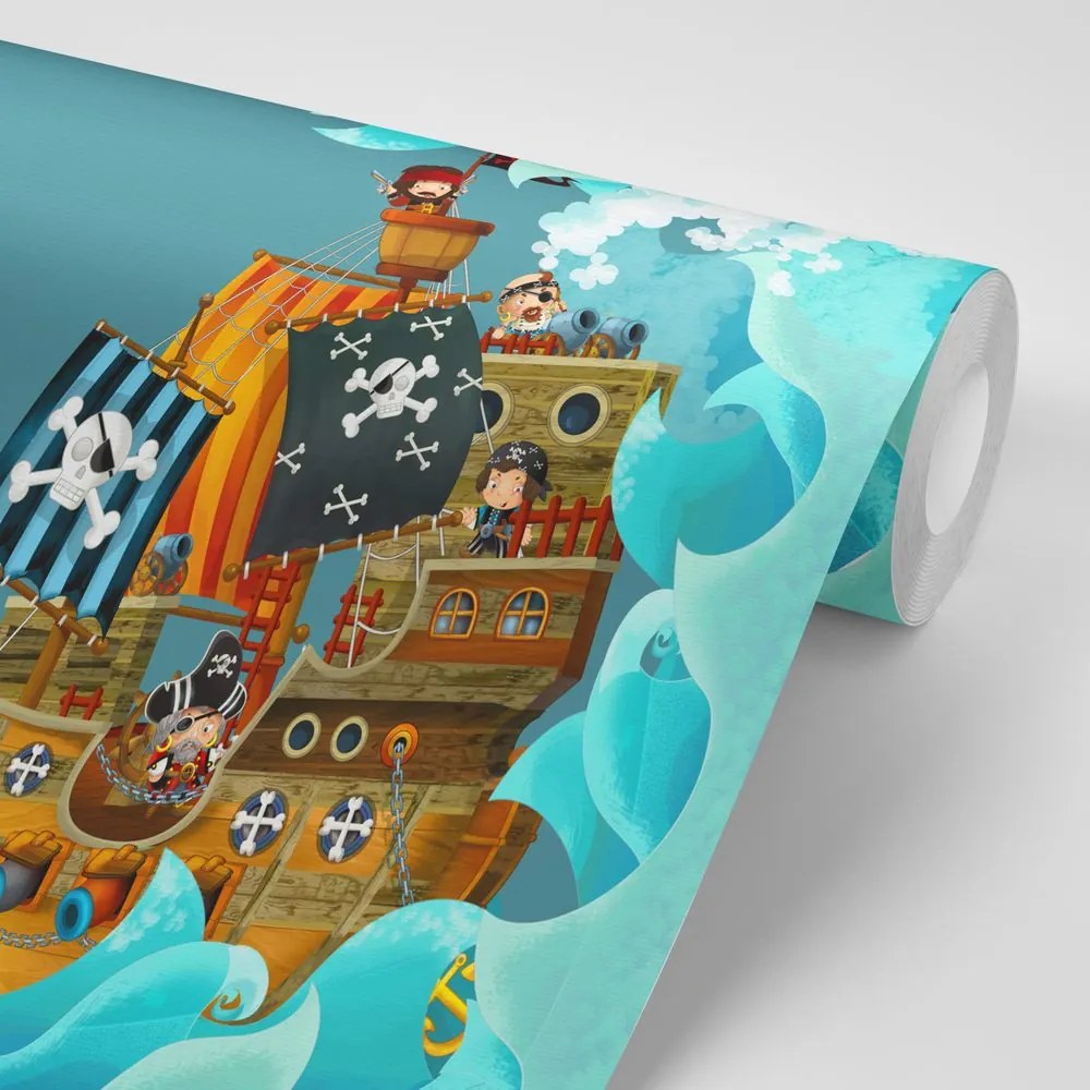 Carta da parati – Nave pirata sul mare