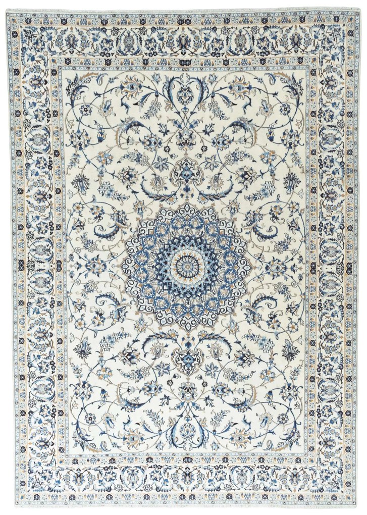Nain Tappeto persiano 250x350 Beige (Iran) Annodato A Mano