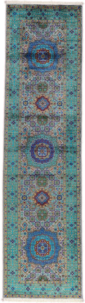 Mamluk Tappeto 300x80 (Afghanistan) Annodato A Mano