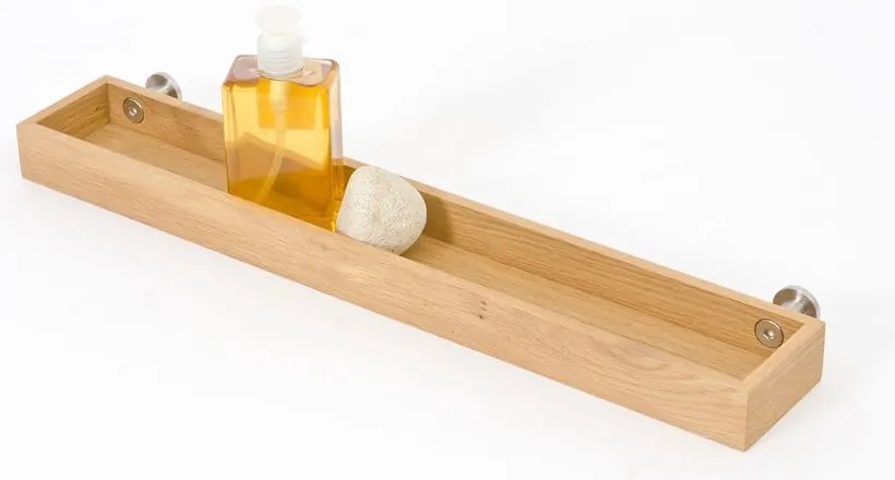 Mensola da bagno a parete in legno di quercia Yoku - Wireworks