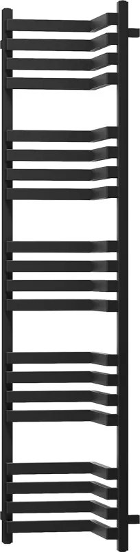 Mexen Loop radiatore da bagno angolare 1600 x 375 mm, 837 W, nero - W129-1600-350-00-70