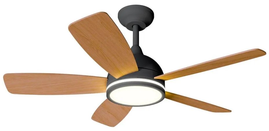 Aigostar-Ventilatore da soffitto dimmerabile a LED LED/20W/230V 2700-6500K 132cm+RC beige