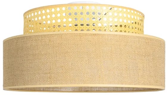 Plafoniera BOHO 1xE27/60W/230V diametro 40 cm rattan