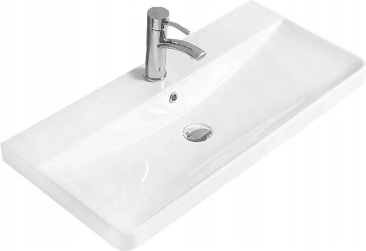 Mexen Dagna lavabo incassato nel piano 81 x 39 cm, bianco - 21998000