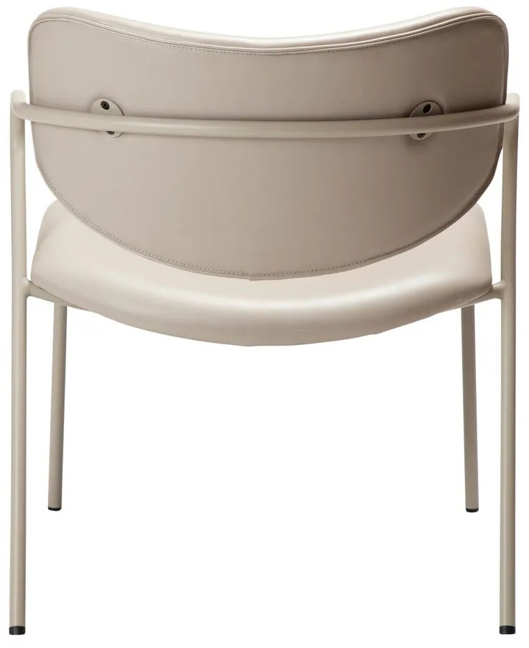 Poltrona in similpelle beige Zed - DAN-FORM Denmark