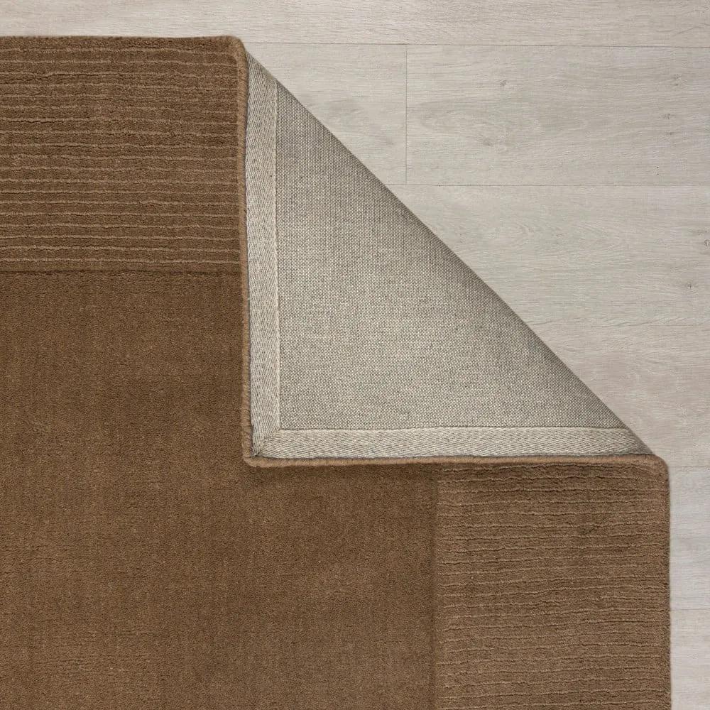 Tappeto in lana marrone 120x170 cm - Flair Rugs