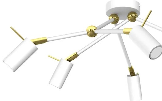 Faretto IRIS 6xGU10/MR11/40W/230V bianco/oro