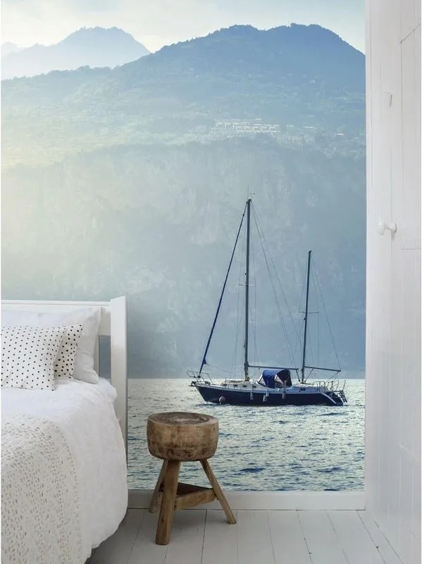 Fotomurale ESTA Barca a vela, blu 186X280 cm