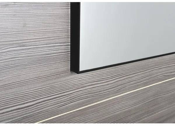 Sapho - Specchio incorniciato AROWANA 50x80, nero opaco