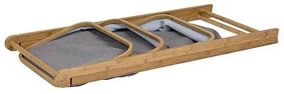 Rastrelliera pieghevole con cestini