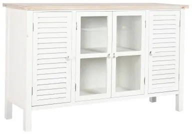 Credenza DKD Home Decor Bianco Abete Legno MDF 130 x 40 x 80 cm