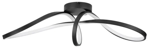 Eglo 901158-Plafoniera dimmerabile RGBW CALAROSSA-Z LED/22W/230V nero