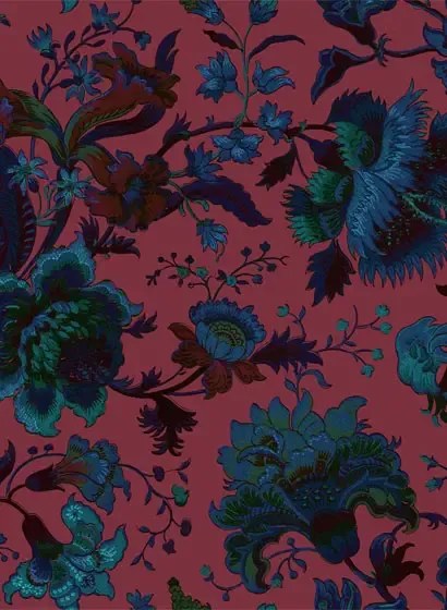House of Hackney Carta da parati Majorelle - Viola-Pink