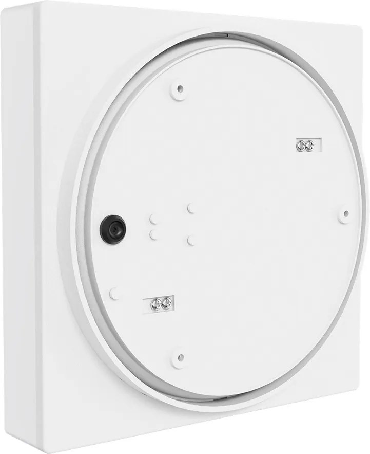 Applique Quadrata per esterni 2xE27 a Luce Diffusa IP65 Bianca