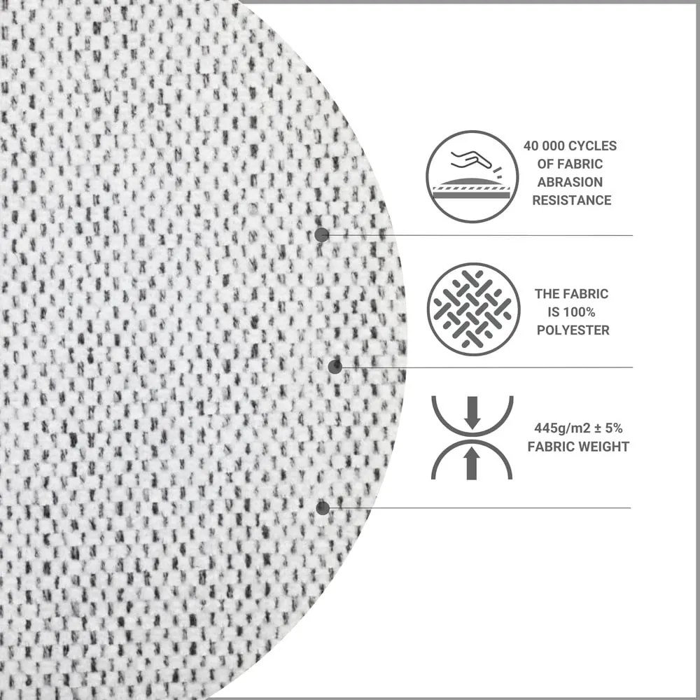 Letto boxspring grigio chiaro con contenitore 200x200 cm Melba - Maison de Rêve