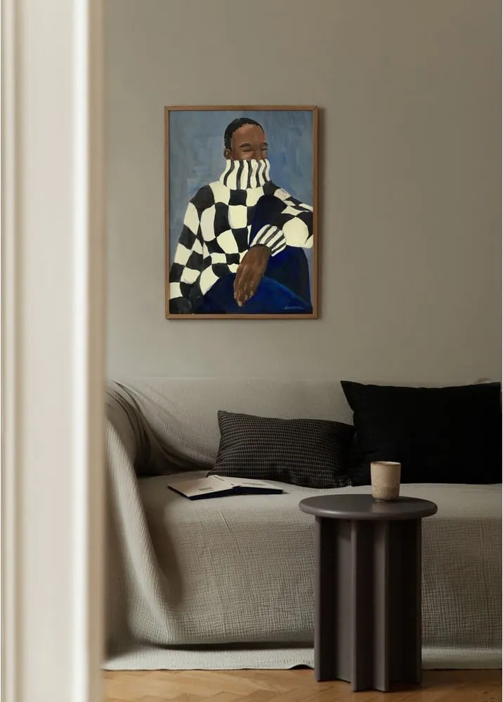 Poster 50x70 cm Check – Hanna Peterson – The Poster Club