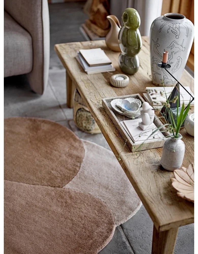 Tappeto in lana marrone 110x140 cm Denton - Bloomingville