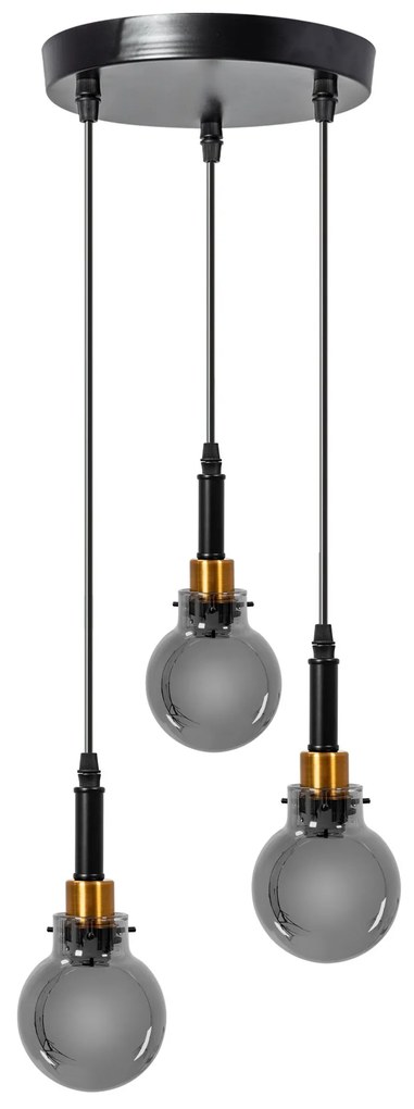 Lampada APP1125-3CP Black Gold