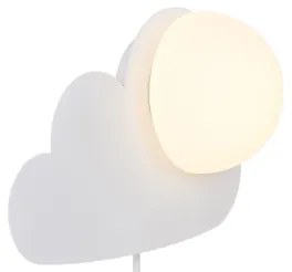 Nordlux - Applique per bambini SKYKU CLOUD 1xE14/25W/230V nuvola