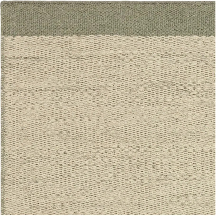 Tappeto in lana intrecciata a mano color crema e verde salvia 200x290 cm Lima Sage - Asiatic Carpets