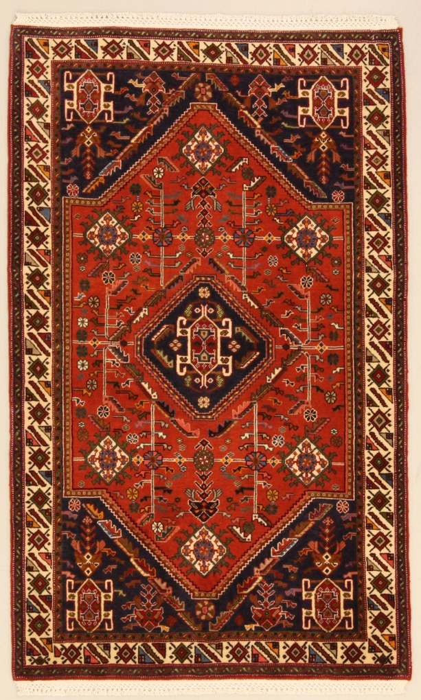 Gashguli Tappeto 140x90 (Iran) Annodato A Mano