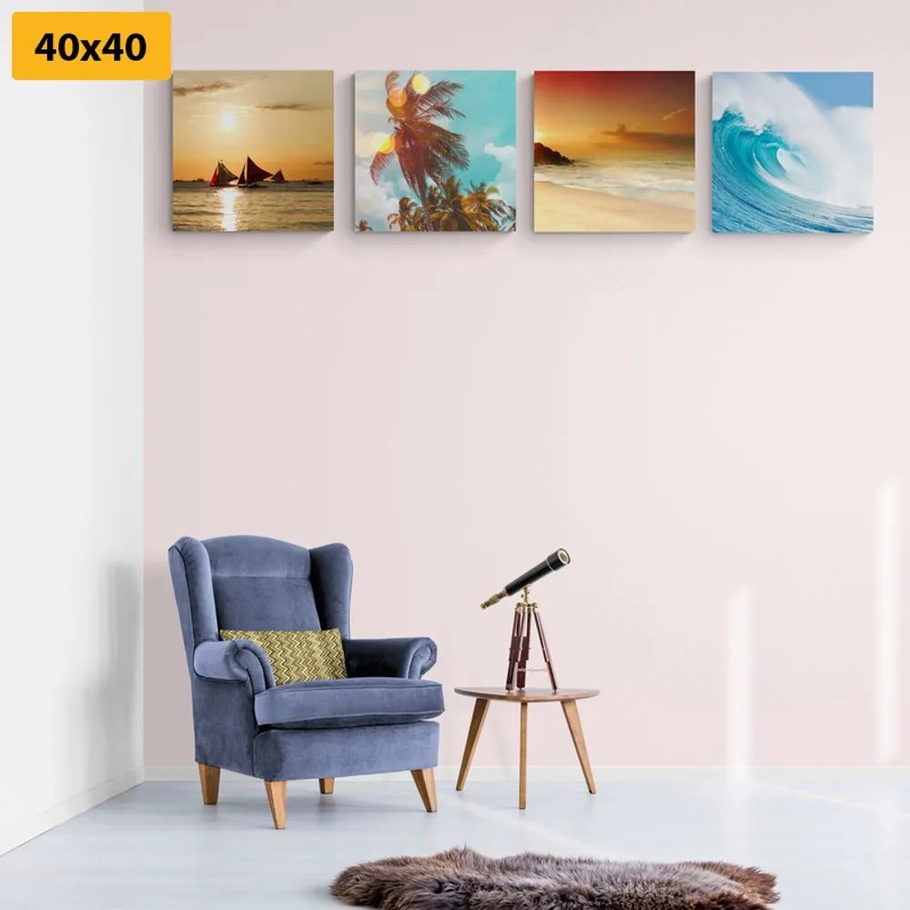 Set di quadri – Vita al mare