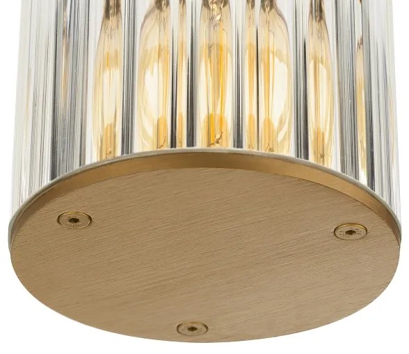 Argon 8774 - Plafoniera da esterno NORFOLK 1xE27/15W/230V IP44 oro