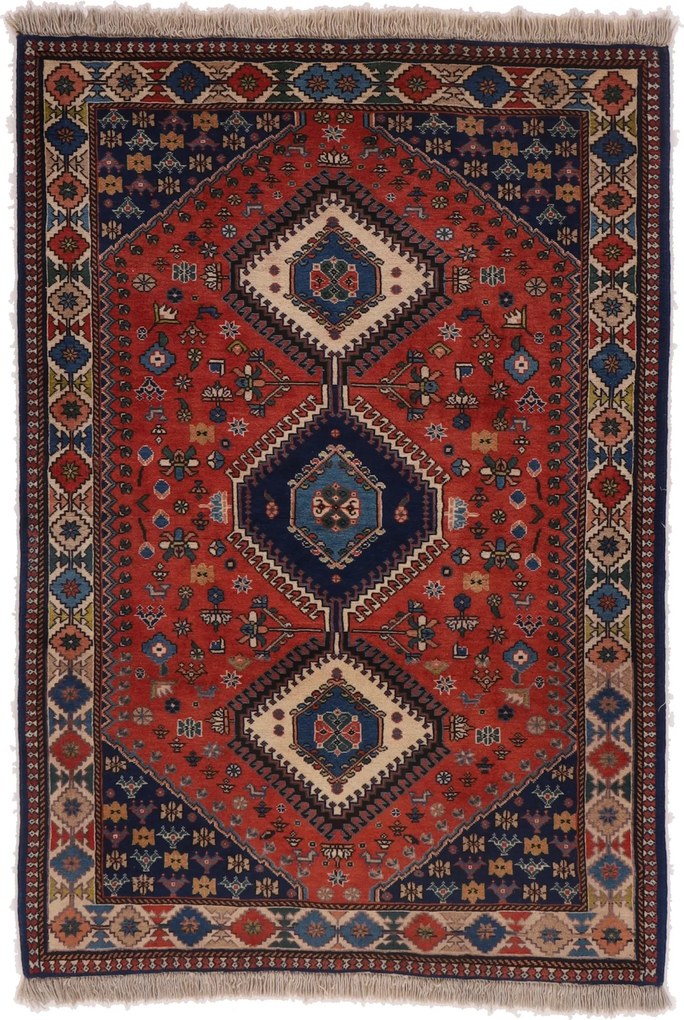 Yalameh Tappeto 100 x 150 (Iran) Annodato A Mano