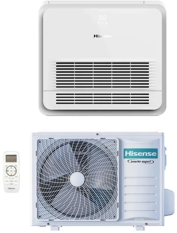 Climatizzatore Condizionatore Hisense Inverter Console serie TURBO 9000 Btu AKT26UR4RK8 + AUW26U4RS8 R-32 Wi-Fi Optional Classe A++/A++ con