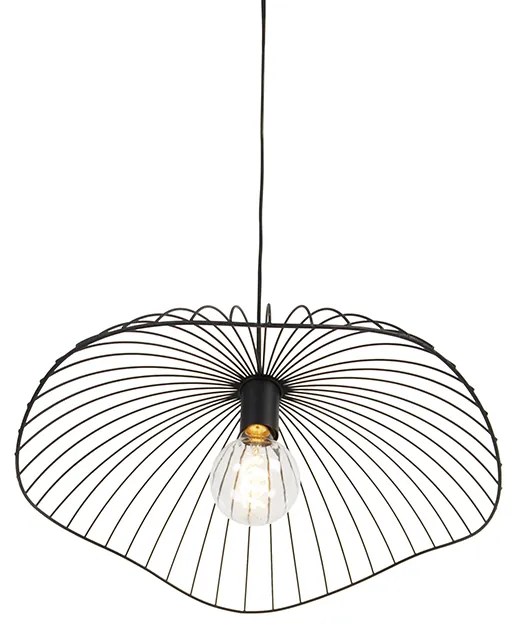 Lampada a sospensione di design nera 50 cm - Pua