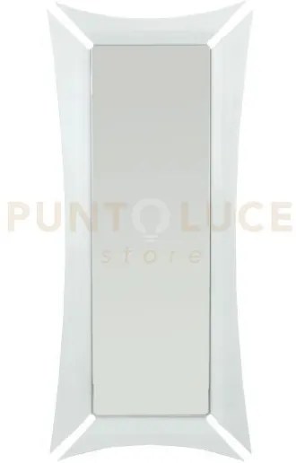 Specchio lungo da terra morgana bianco