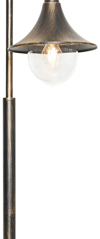 Lanterna da esterno classica oro antico 125 cm IP44 - Daphne