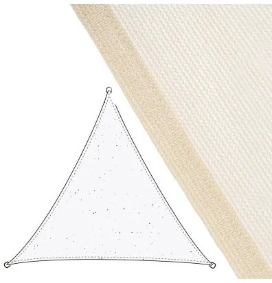 Vele parasole Tenda 5 x 5 m Beige Polietilene 500 x 500 x 0,5 cm