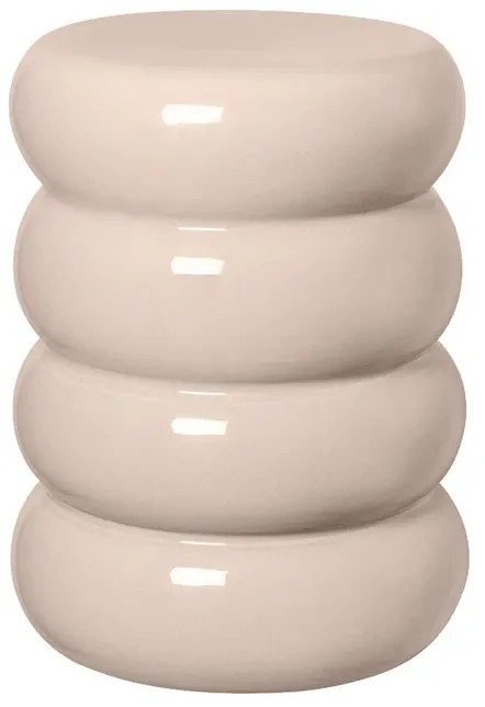 Toru Ceramic Sgabello Round Lily Bianco - Blomus