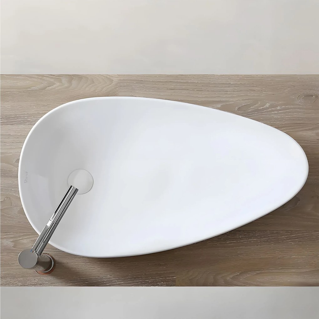 Lavabo da appoggio Rea Greta 75