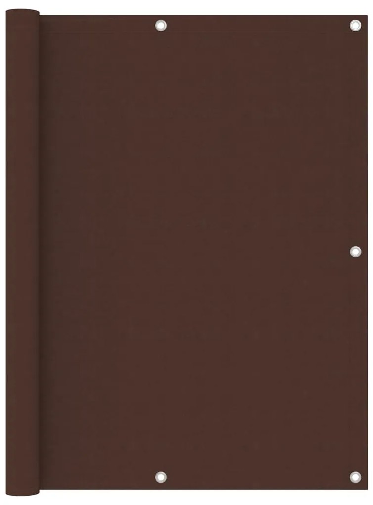Paravento Balcone Marrone 120x500 Cm İn Tessuto Oxford /