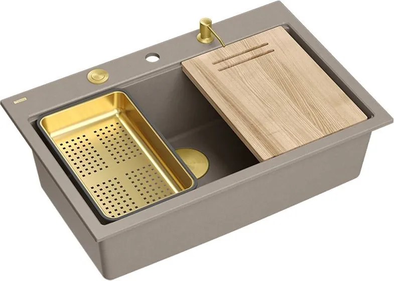 Lavello in granito MARC  110 WORKSTATION Beige